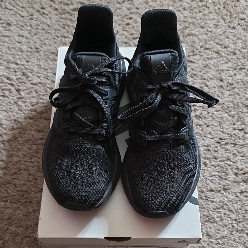 Adidas Boy's Black Athletic Shoes